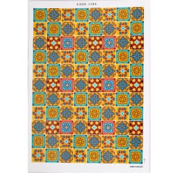 ترانسفر طرح اسلیمی سایز A3 کد 1385