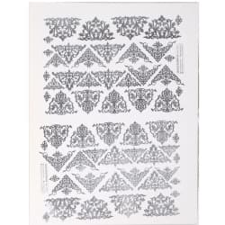 ترانسفر طرح حاشیه سایز A3 کد g026