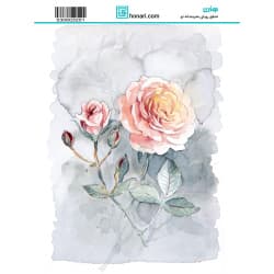 ترانسفر طرح گل سایز A3 کد 3201