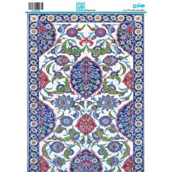 ترانسفر طرح اسلیمی سایز A3 کد 3259