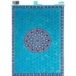 ترانسفر طرح اسلیمی سایز A3 کد 3263