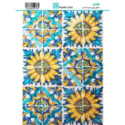 ترانسفر طرح گل سایز A3 کد 3279
