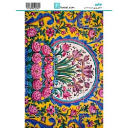 ترانسفر طرح گل سایز A3 کد 3283