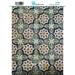 ترانسفر طرح اسلیمی سایز A3 کد 3287