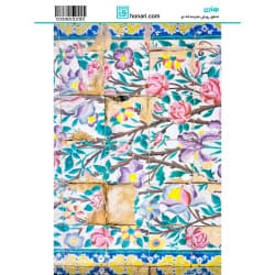 ترانسفر طرح گل سایز A3 کد 3292