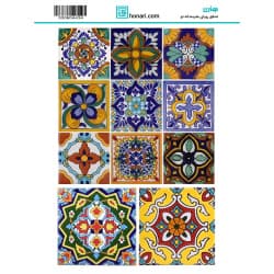 ترانسفر طرح سنتی سایز A3 کد 4434