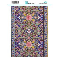 ترانسفر طرح کاشی سنتی سایز A3 کد 4435