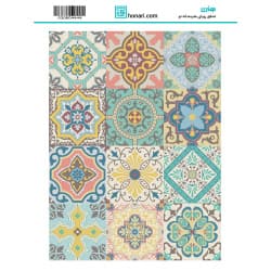 ترانسفر طرح اسلیمی سایز A3 کد 4444