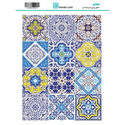 ترانسفر طرح اسلیمی سایز A3 کد 4447