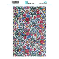 ترانسفر طرح کاشی و گل سایز A3 کد 4449