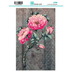 ترانسفر طرح گل سایز A3 کد 4466