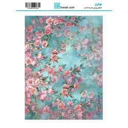 ترانسفر طرح گل سایز A3 کد 4482
