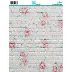 کاغذ دکوپاژ طرح گل سایز A4 کد 6145