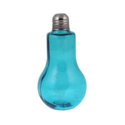 بطری شیشه ای لامپ 14.5*7.5 cm فیروزه ای