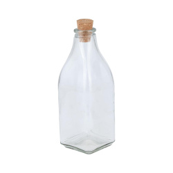 بطری شیشه ای  17*6 cm کد 1963