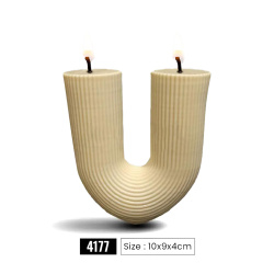 قالب سیلیکونی شمع کد 4177 سایز cm 10*9