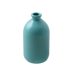 بطری شیشه ای آبی فیروزه ای 5*9.5 cm