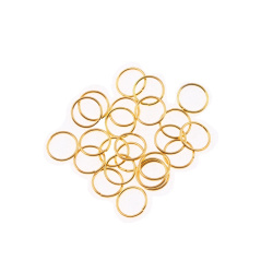 حلقه اتصال سایز 8 طلایی 