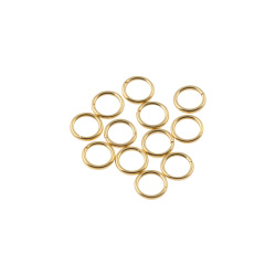 حلقه اتصال استیل طلایی سایز 4
