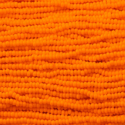 منجوق preciosa نارنجی نیمه مات سایز 15