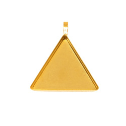  آویز برنجی طلایی طرح مثلث کد ms6 کوچک
