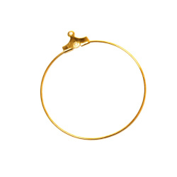 پایه حلقه ای گوشواره طلایی 44mm