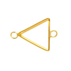 قاب دست بند برنجی طلایی طرح مثلث 
