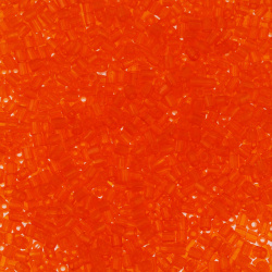 منجوق استوانه ای شفاف نارنجی تِلا کد6