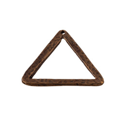 قاب آویز زینک طرح قاب مثلث چکش خورده دورو کد ۱۵۵۲