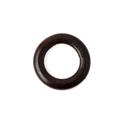 حلقه چوبی قهوه ای 4cm
