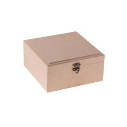 جعبه ساده چوبی کد 16 قفل دار سایز cm20