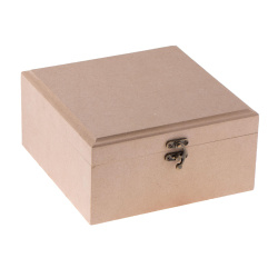 جعبه ساده چوبی کد 136 قفل دار سایز cm30