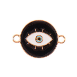 پلاک دستبند طرح چشم 21*15 mm