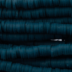 مهره فیمو واشری آبی سایز 6mm کد 89