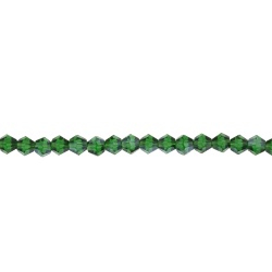 کریستال مخروطی سبز 7 رنگ سایز 4mm