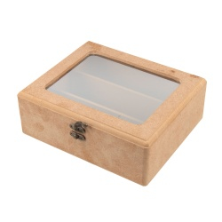 جعبه چای کیسه ای چوبی 20 در 24 سانتیمتر