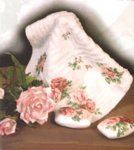 آموزش دکوپاژ روی صابون و حوله پارچه ای