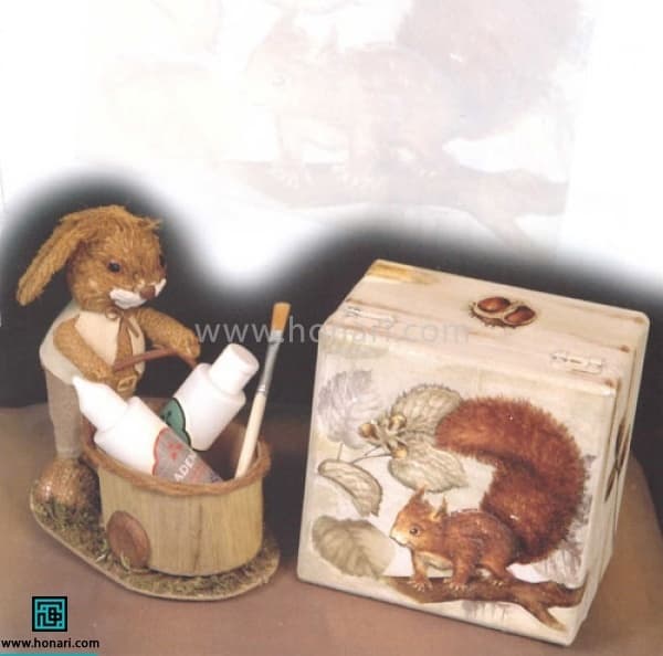 آموزش دکوپاژ برجسته