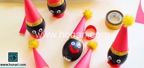 آموزش درست کردن تخم مرغ  عید حاجی فیروز