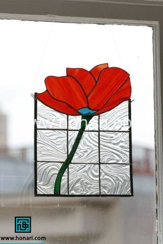 شیشه های رنگی (ویترای) و چگونگی درست کردن کار تزیینی با آنها