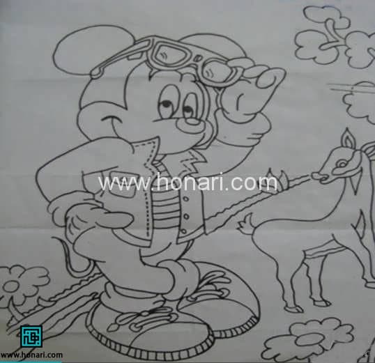 آموزش طرح ویترای فانتزی بر روی شیشه