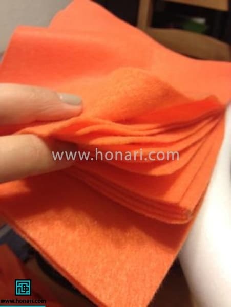 آموزش ساخت حلقه گل نمدی