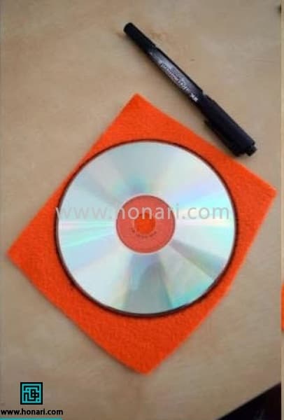 آموزش ساخت حلقه با گل نمدی