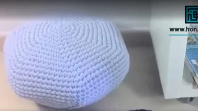 آموزش بافت پاف با دست